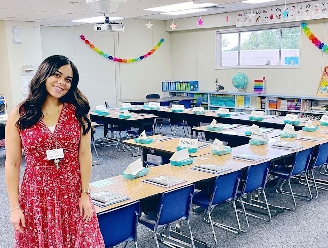 Elementary teacher 1st day of school