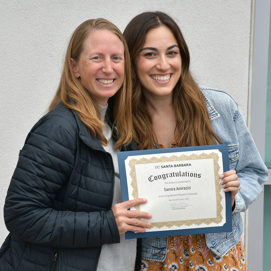 Dr. Erin Dowdy and Samira Amirazizi