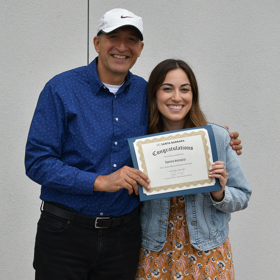 Samira Amirazizi and Dr. Andrés Consoli