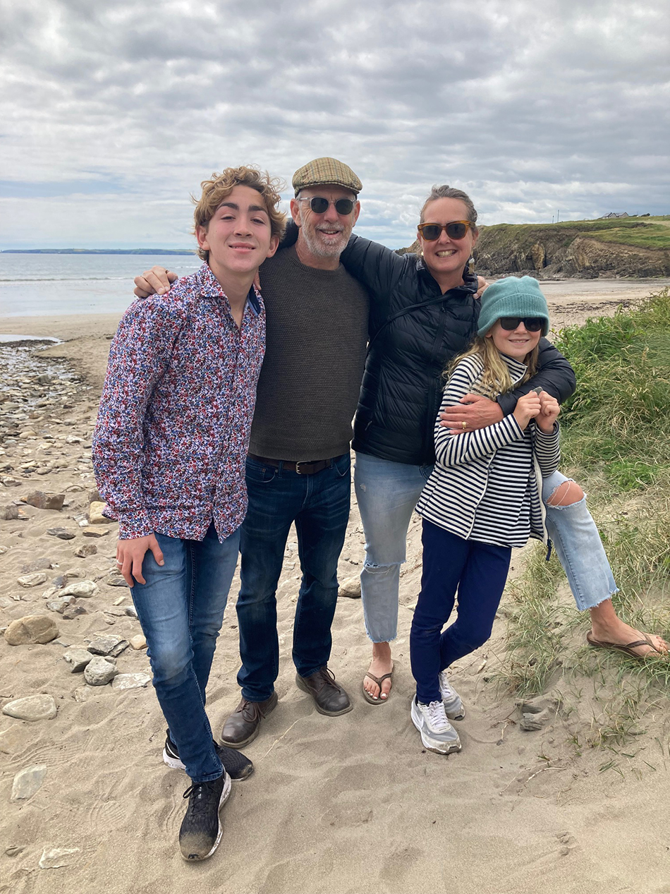 Maureen Claffey and her family