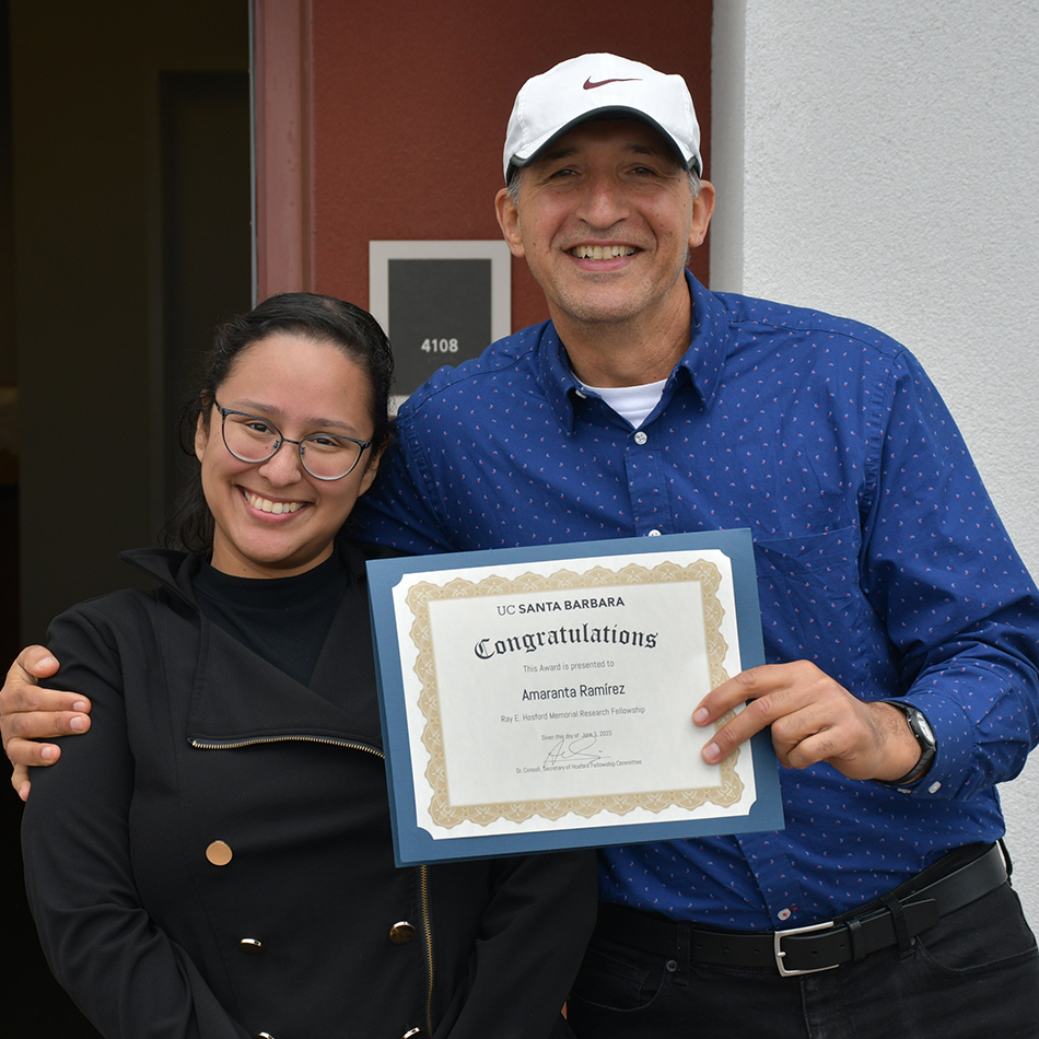 Amaranta Ramirez and Dr. Andrés Consoli