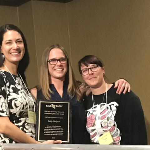 Natalie Holdren, Sally Delyser, and Taria Uliasz