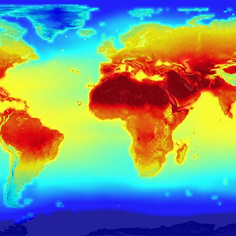 NASA vision of climate change, the earth in 2100