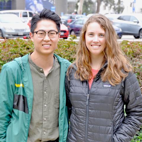 Daniel Choi and Emily Carver