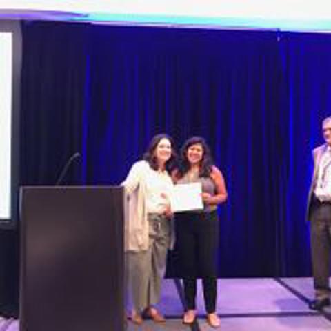 Ana Romero receives the NLPA stuent award 2019