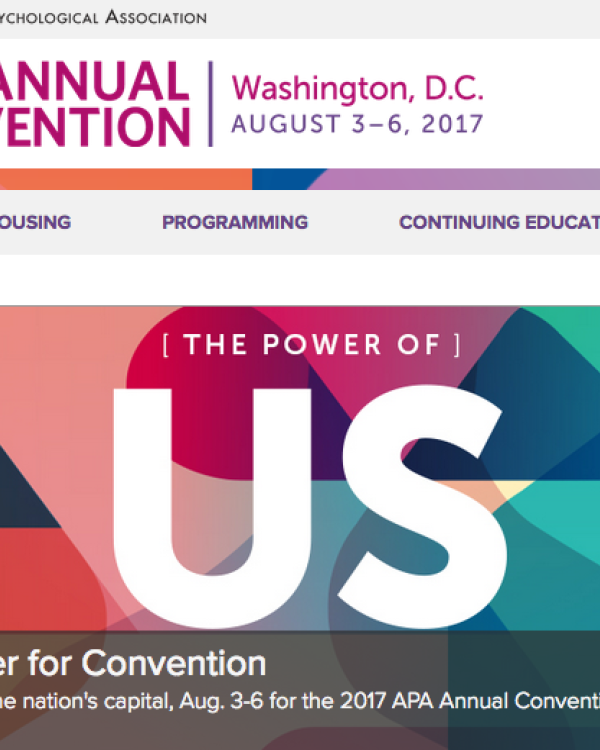 APA 125th Annual Convention logo