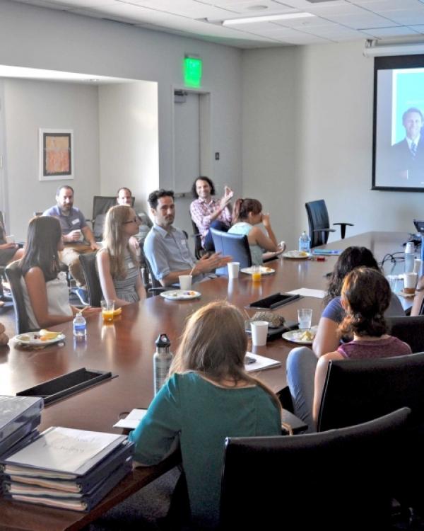 the 2015 Department of Counseling, Clinical, and School Psychology new student orientation