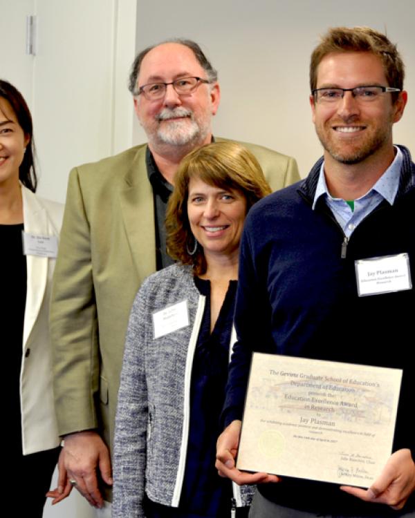 Jin Sook Lee, Jeff Milem, Julie Bianchini, Jay Plasman 