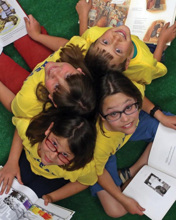 students at the McEnroe Reading Clinic 