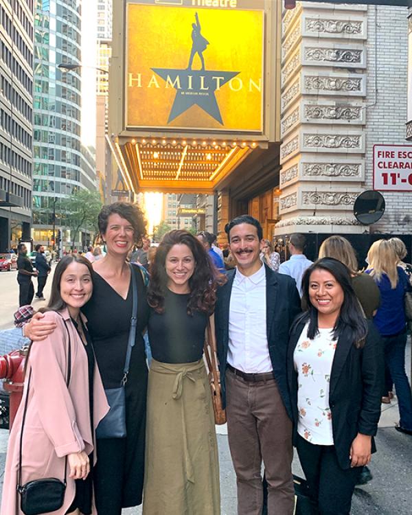 Jessica Green Rosas, Dr. Miya Barnett, Corinna Klein, J.C. Gonzalez, and Erika Luis Sanchez 