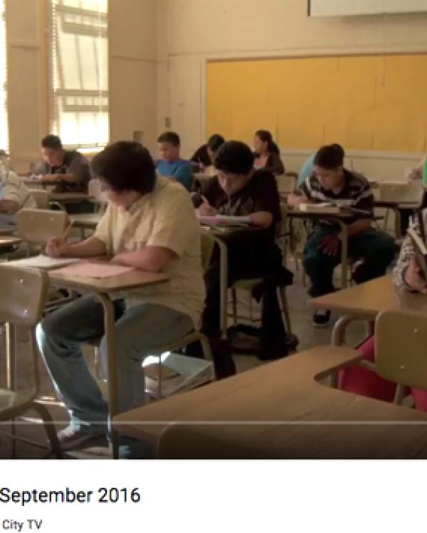 a scene from Inside Santa Barbara video about South Coast Task Force on Youth Safety 