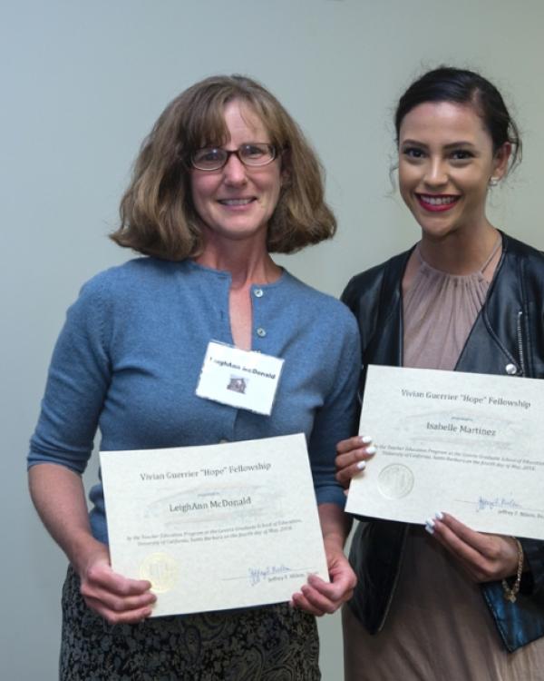 LieghAnn McDonald and Isabelle Martinez 